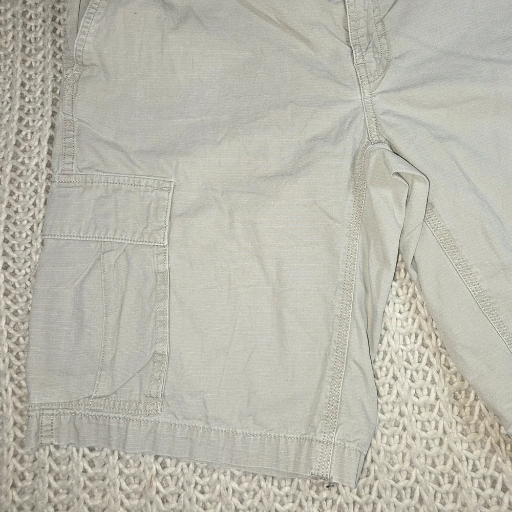 The North Face Men's Cargo Shorts Size 34 Tan Khaki Hiking Outdoor Work Cotton